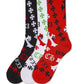 Chrome Hearts 3 Pack Stencil Socks - Supra Sneakers