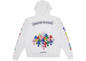 Chrome Hearts Cemetery Multi Color Cross Hoodie White - Supra Sneakers