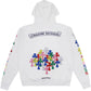 Chrome Hearts Cemetery Multi Color Cross Hoodie White - Supra Sneakers