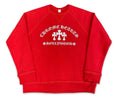 Chrome Hearts Hollywood Croce Felpa Girocollo Rosso