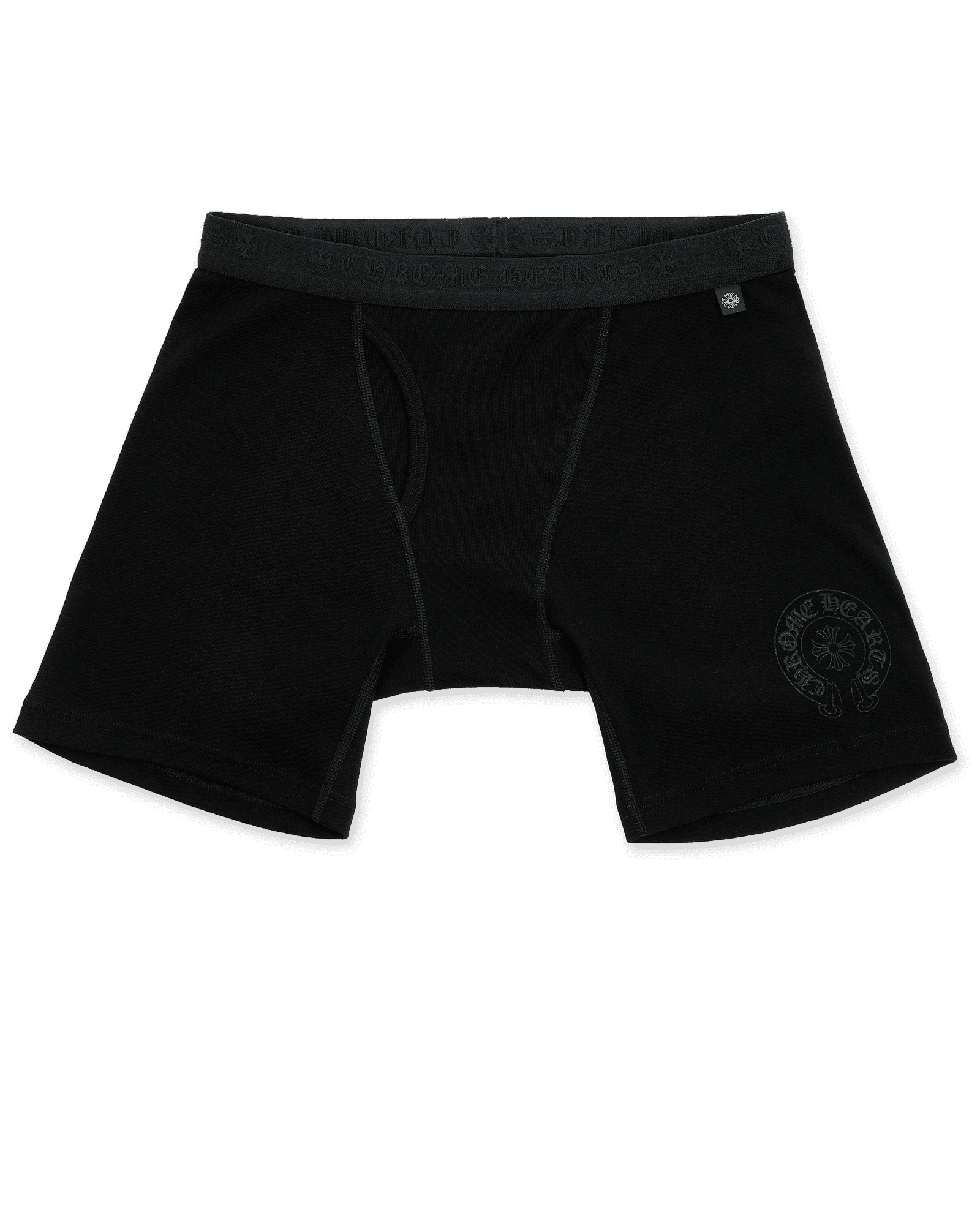 Chrome Hearts Horseshoe Long Boxer Brief Shorts Black - Supra Sneakers