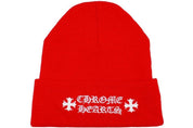Chrome Hearts Logo Beanie Red - Supra Sneakers
