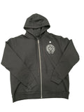 Chrome Hearts Felpa con cappuccio e cerniera esclusiva per Malibu con motivo a ferro di cavallo nero