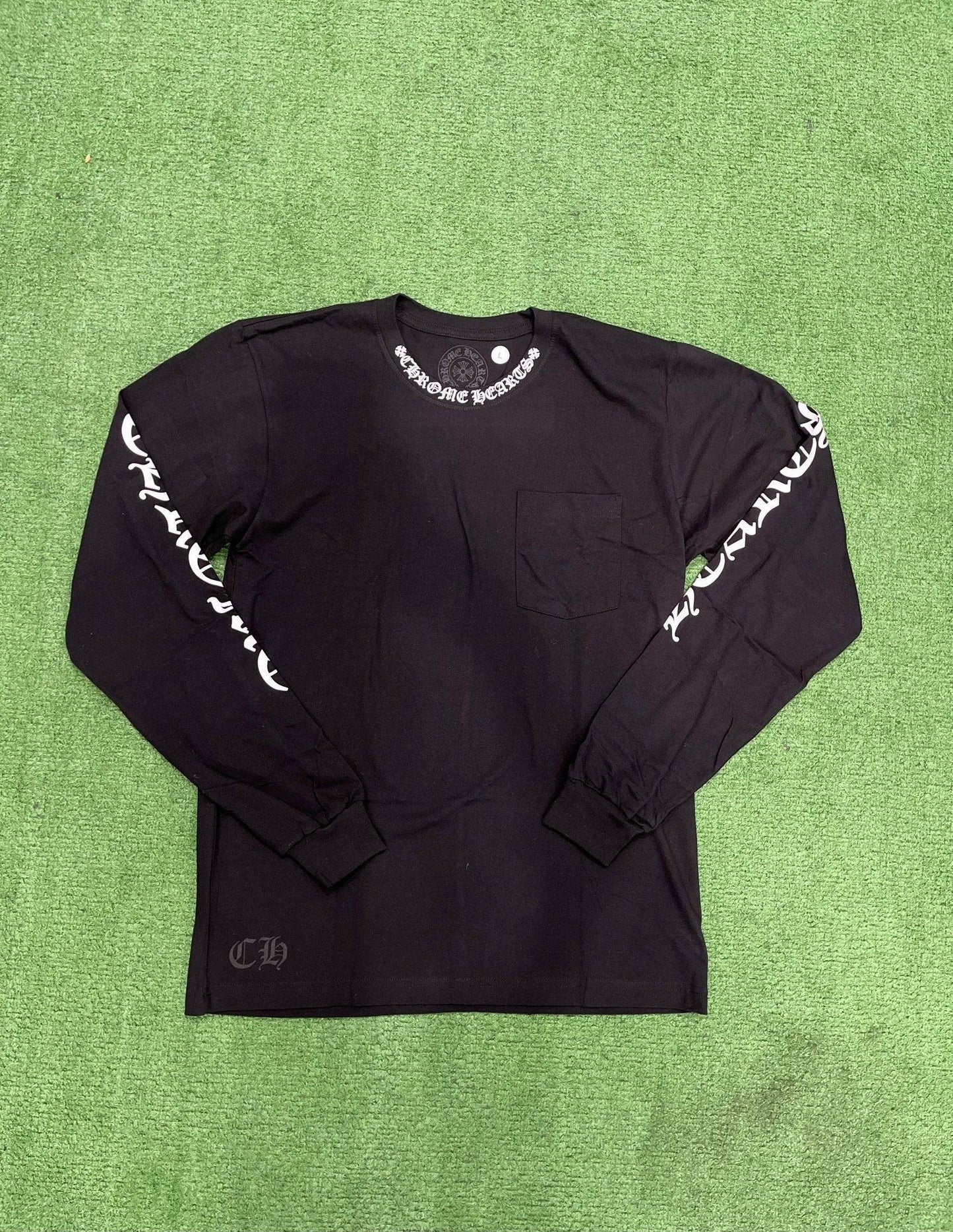 Chrome Hearts Neck Logo L/S T-shirt Black - Supra Sneakers