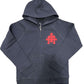 Chrome Hearts Paper Jam Cross Hoodie Navy / Red - Supra Sneakers