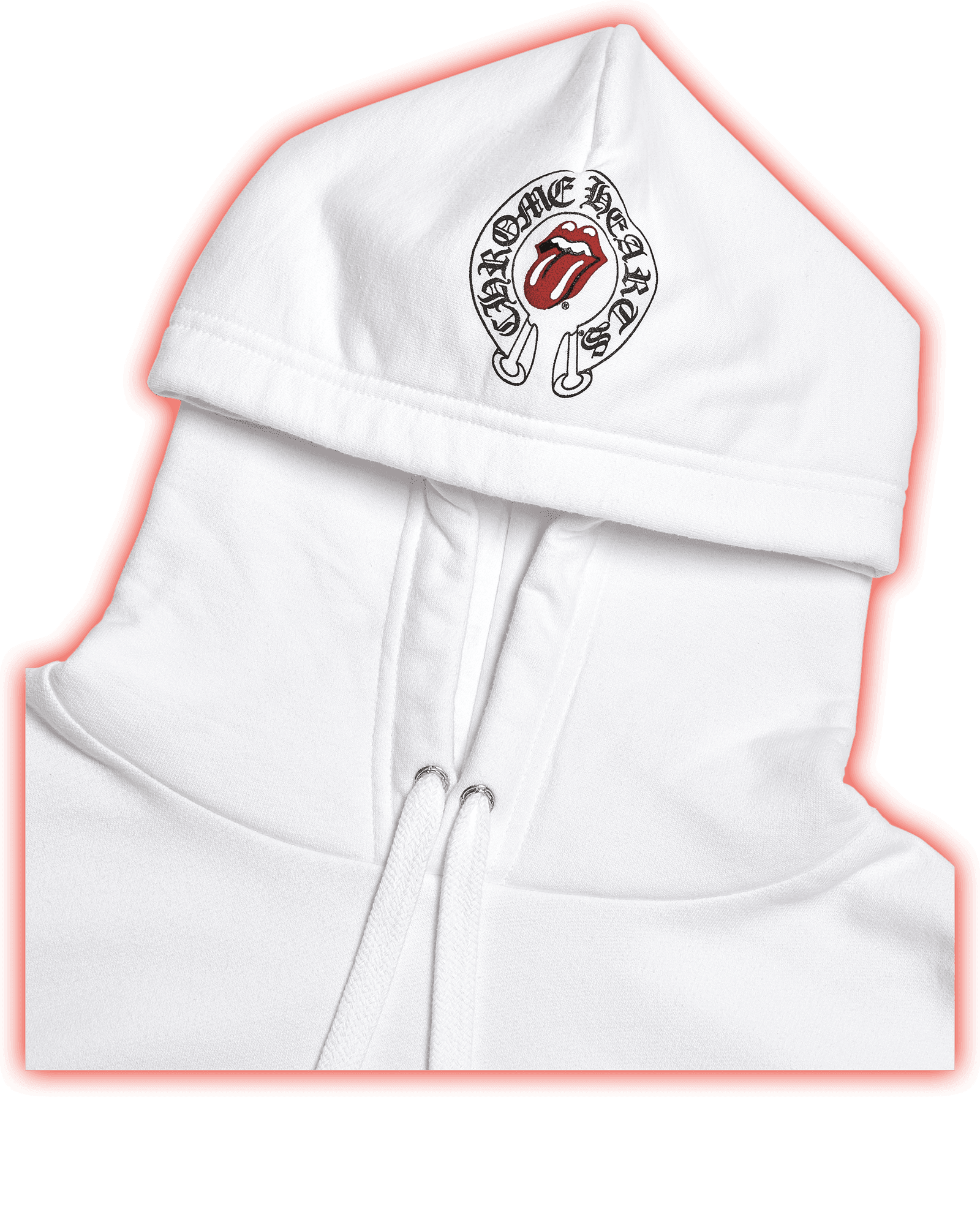 Chrome Hearts Rolling Stone Website Hoodie White - Supra Sneakers