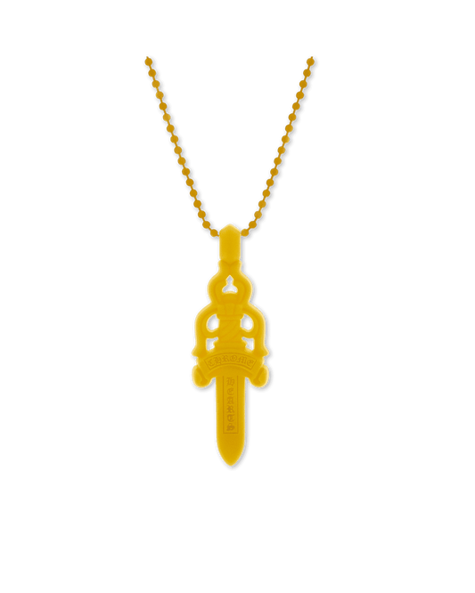 Chrome Hearts Silichrome Dagger Necklace Yellow - Supra Sneakers