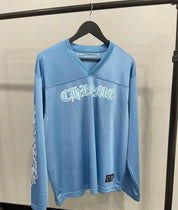 Chrome Hearts Sports Mesh Warm Up Jersey Blue - Supra Sneakers