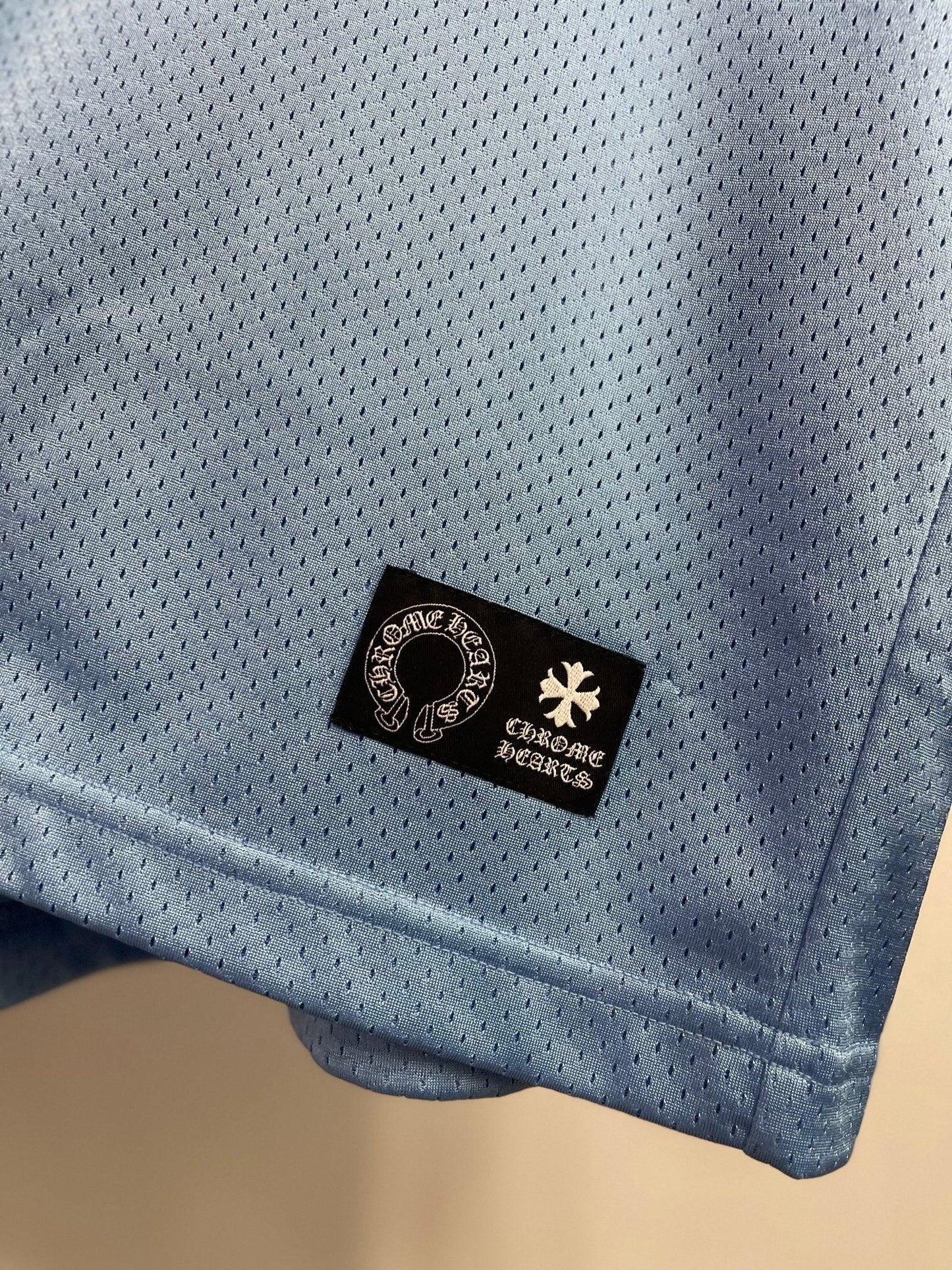 Chrome Hearts Sports Mesh Warm Up Jersey Blue - Supra Sneakers