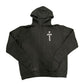 Chrome Hearts USA Shoulder Logo Hoodie Black - Supra Sneakers