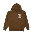 Complexcon x Verdy Felpa con cappuccio con logo grafico marrone sul petto, marrone