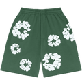 Denim Tears The Cotton Wreath Pantaloncini in felpa verde
