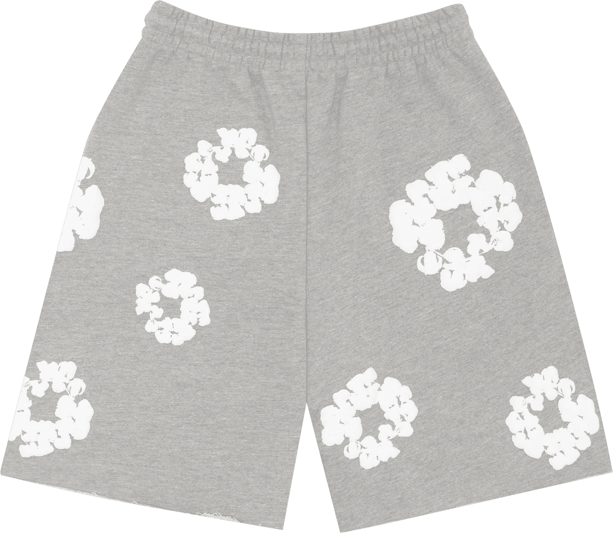 Denim Tears The Cotton Wreath Sweat Shorts Grey - Supra Sneakers