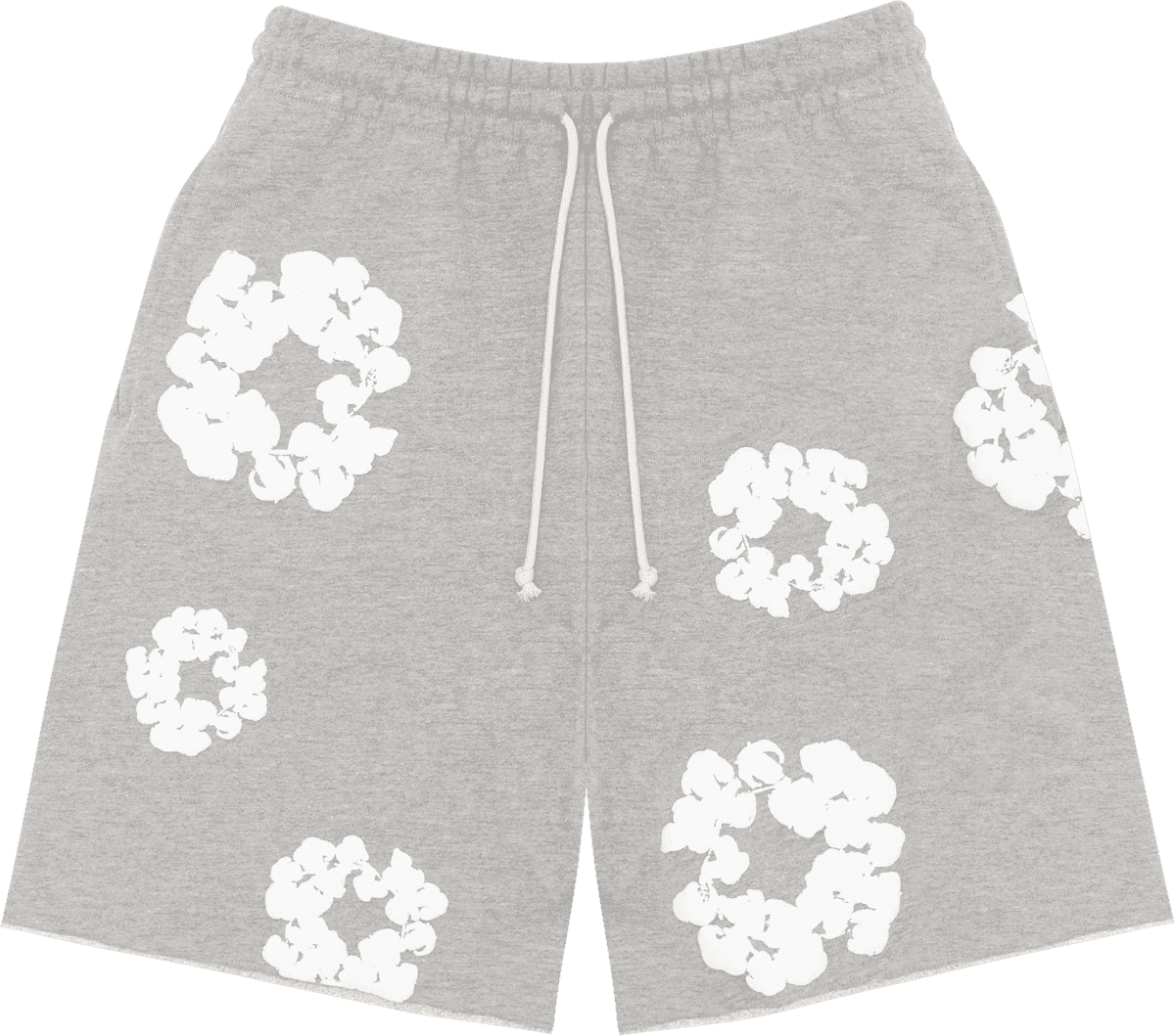 Denim Tears The Cotton Wreath Sweat Shorts Grey - Supra Sneakers