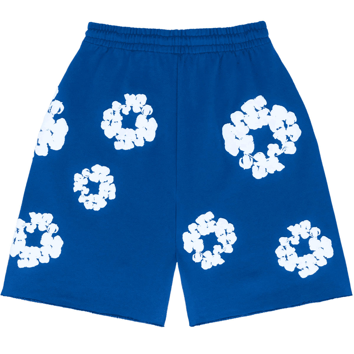 Denim Tears The Cotton Wreath Sweat Shorts Royal Blue - Supra Sneakers