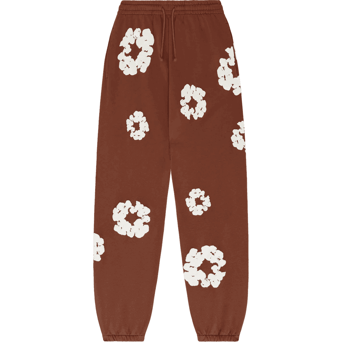 Denim Tears The Cotton Wreath Sweatpants Brown - Supra Sneakers