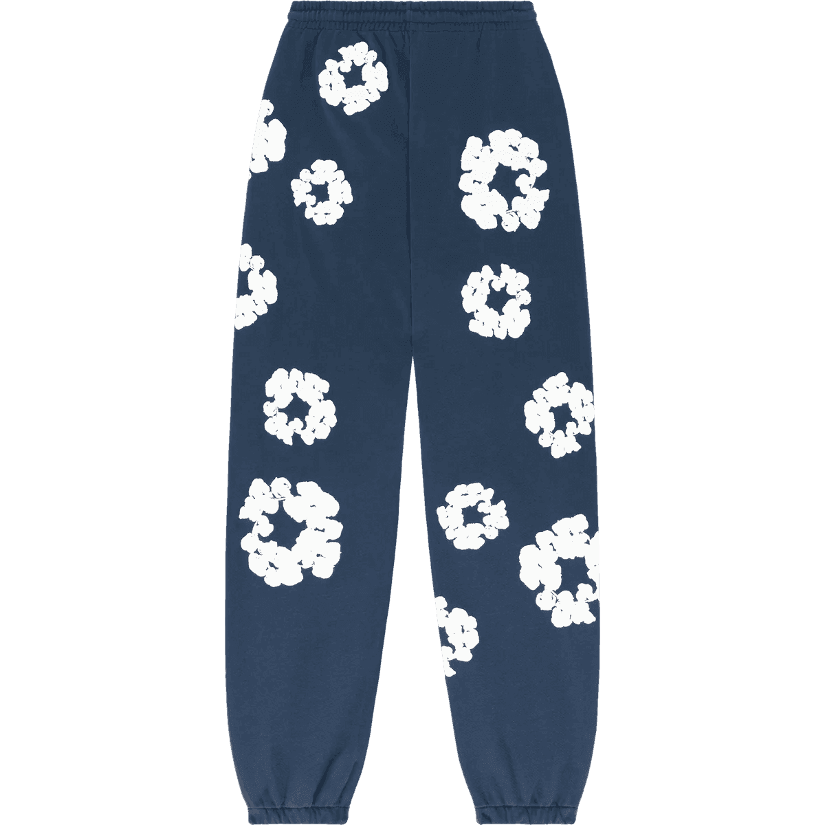 Denim Tears The Cotton Wreath Sweatpants Navy Blue - Supra Sneakers