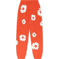 Denim Tears The Cotton Wreath Pantaloni della tuta arancioni