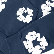 Denim Tears The Cotton Wreath Sweatshirt Navy Blue - Supra Sneakers