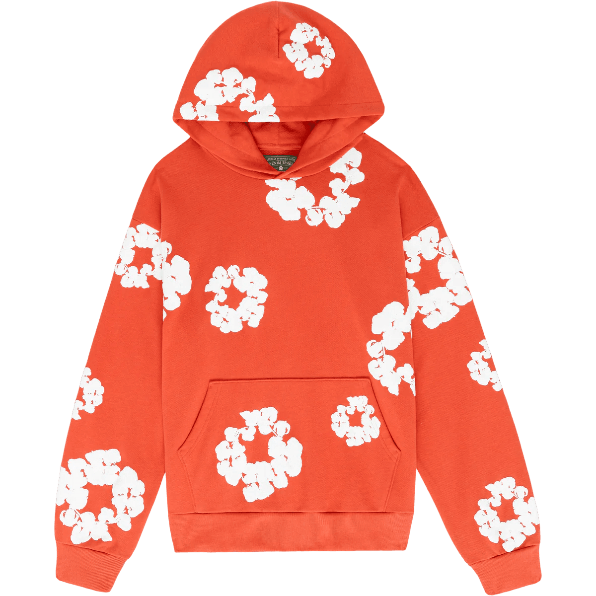 Denim Tears The Cotton Wreath Sweatshirt Orange - Supra Sneakers