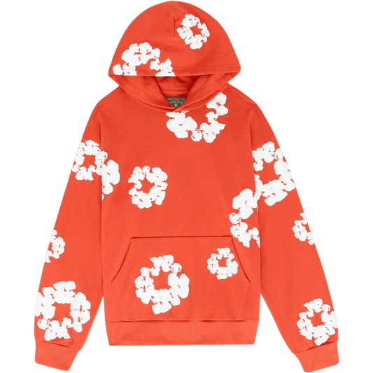 Denim Tears The Cotton Wreath Sweatshirt Orange - Supra Sneakers