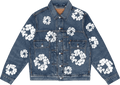 Denim Tears x Levi's Giubbotto Jeans Wreath Lavaggio Scuro