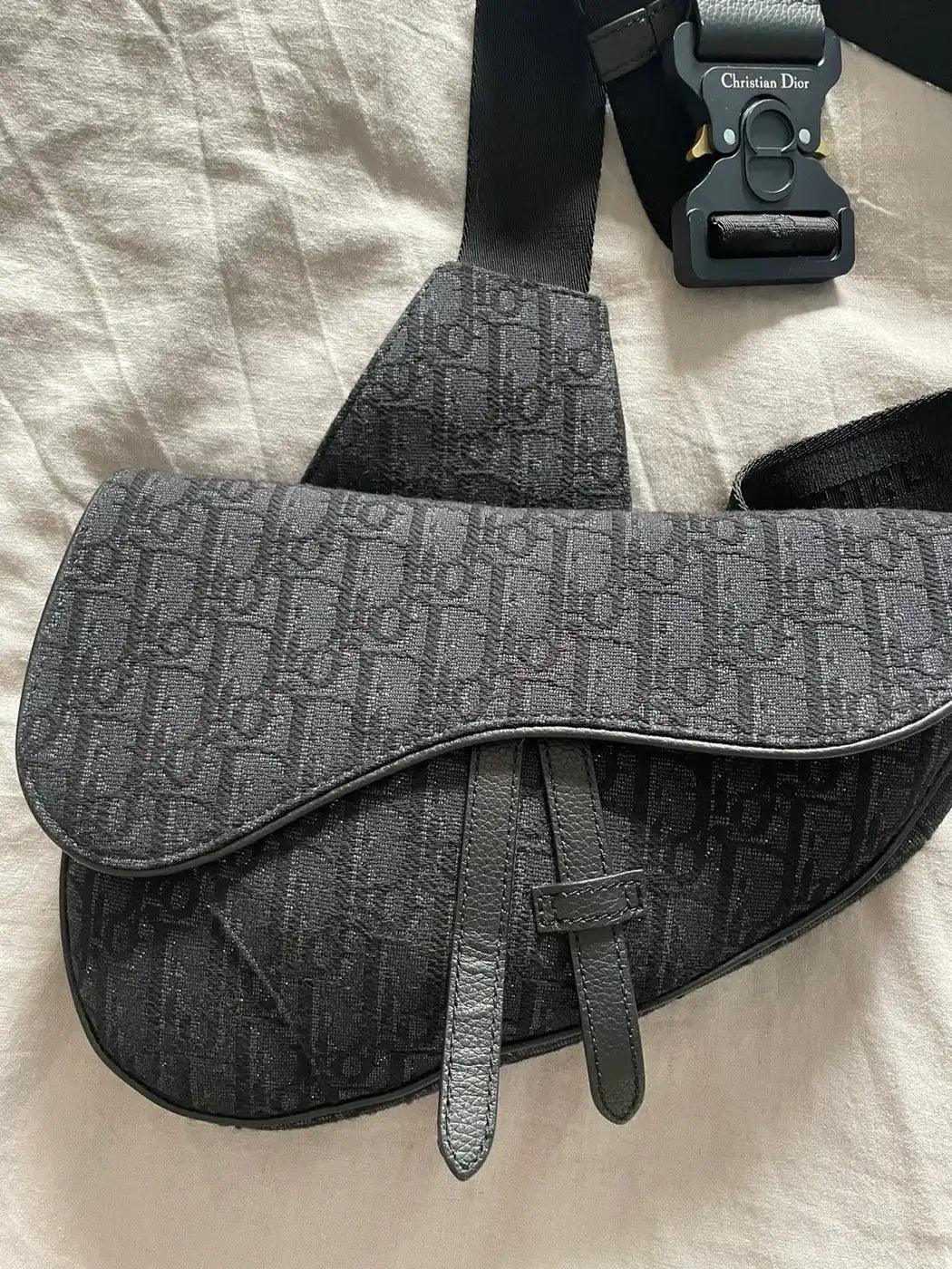 Dior x Alyx x Kim Jones Saddle Bag Black Dior Oblique Jacquard (USED) - Supra Sneakers