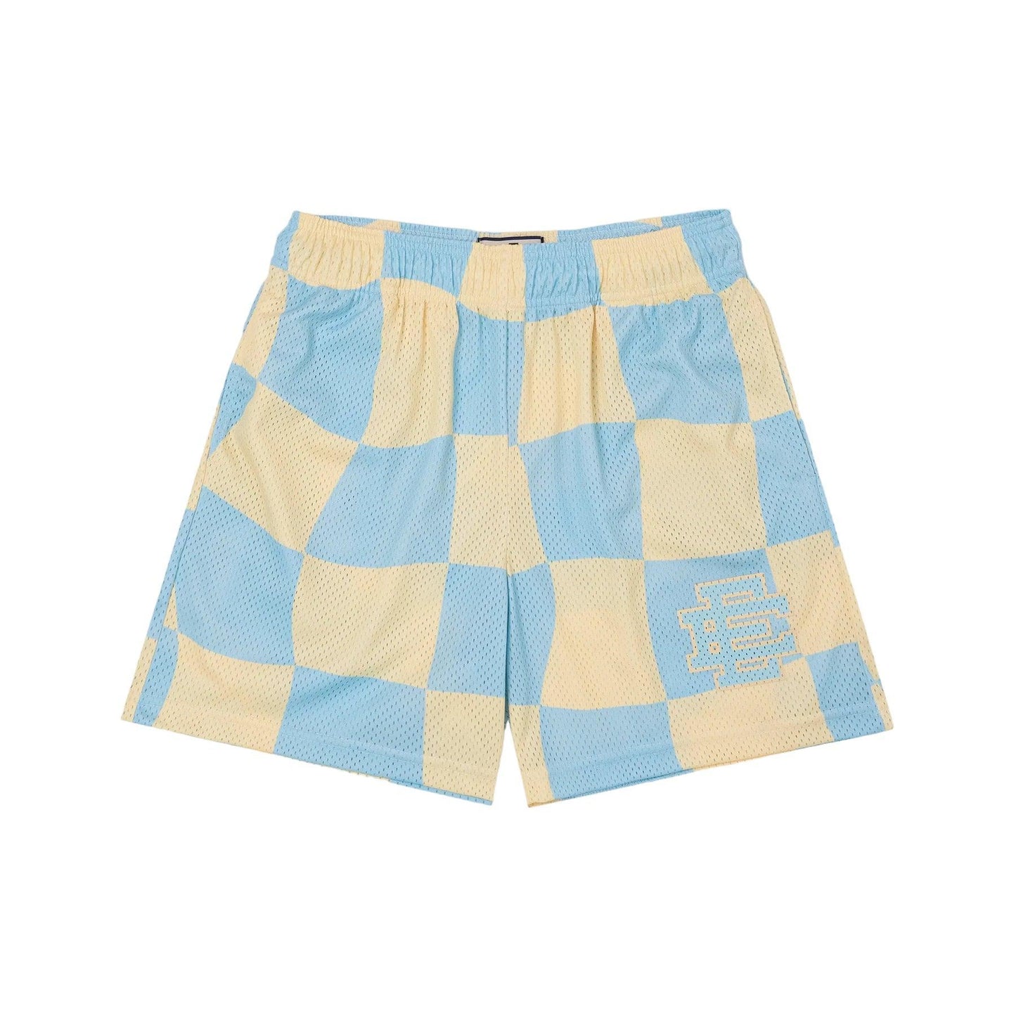 Eric Emanuel EE Basic Plaid Short Blue / Yellow - Supra Sneakers