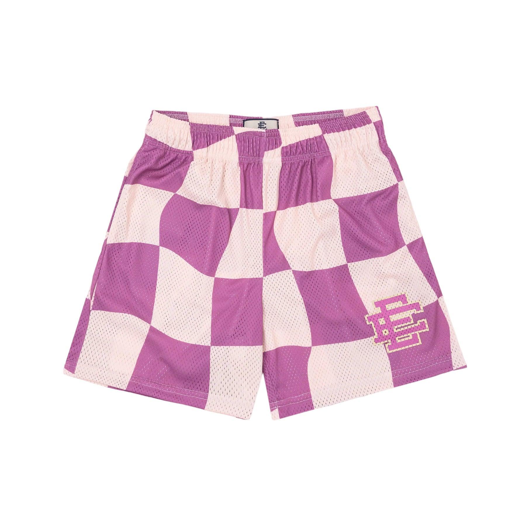 Eric Emanuel EE Basic Plaid Short Purple / Pink - Supra Sneakers