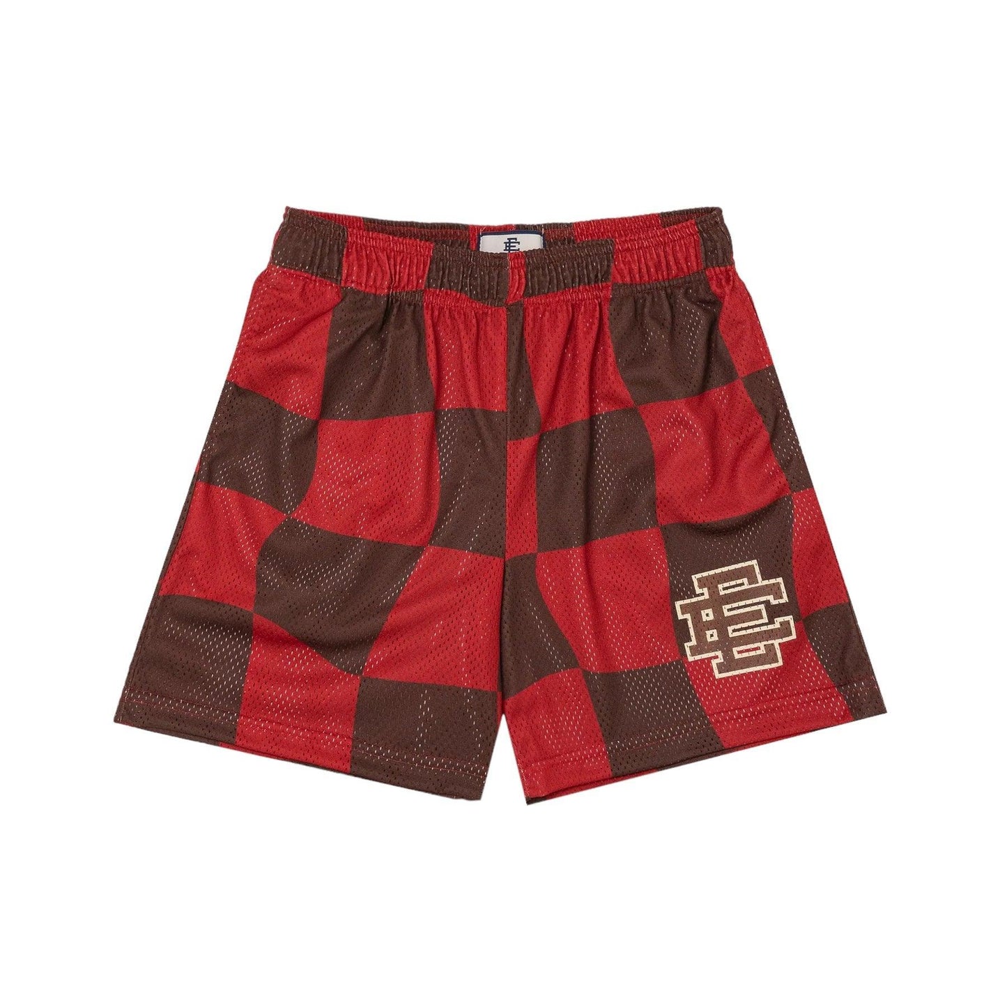 Eric Emanuel EE Basic Plaid Short Red / Chocolate - Supra Sneakers