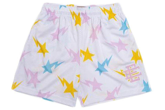 Eric Emanuel x BAPE EE Basic Short White / Yellow /Blue / Pink - Supra Sneakers