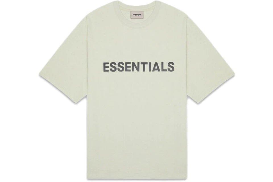 Fear of God Essentials Boxy Tee Appliqué Logo Sage - Supra Sneakers