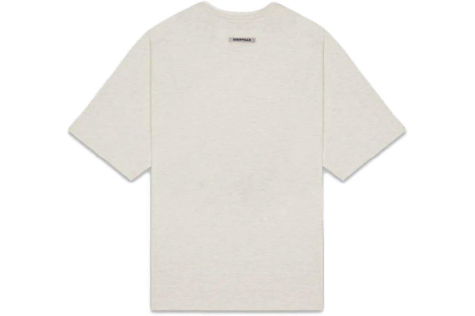 Fear of God Essentials Boxy Tee Appliqué Oatmeal - Supra Sneakers