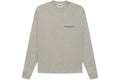 Fear of God Essentials T-shirt a manica lunga Melange avena scuro