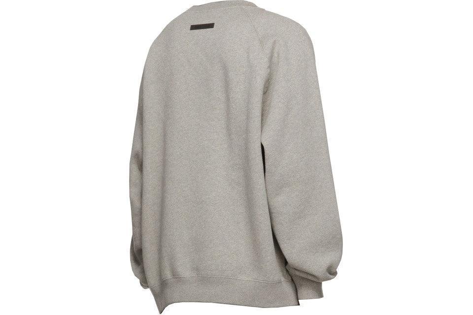 Fear of God Essentials Pullover Crewneck Dark Heather Oatmeal - Supra Sneakers