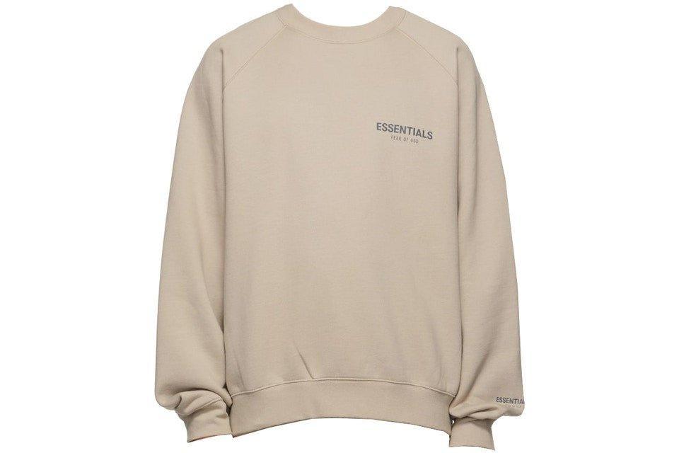 Fear of God Essentials Pullover Crewneck Tan String - Supra Sneakers