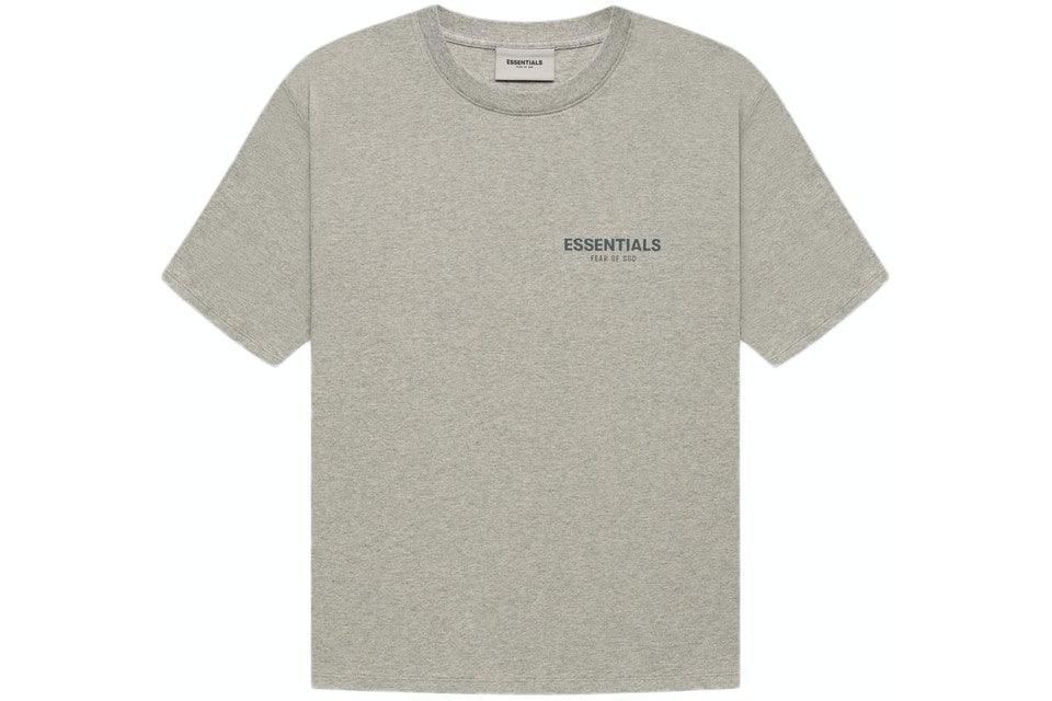 Fear of God Essentials T-shirt Dark Heather Oatmeal - Supra Sneakers