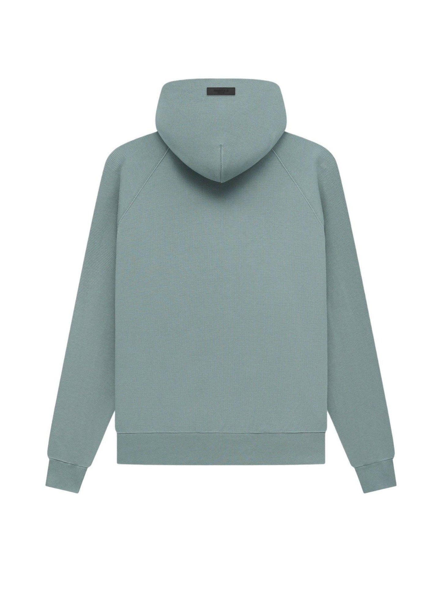 Fear of God Essentials Waffle Raglan Hoodie Sycamore Blue - Supra Sneakers