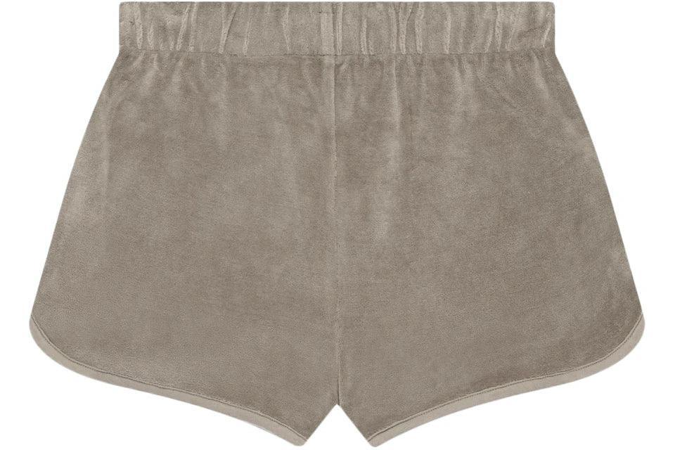 Fear of God Essentials Women's Velour Beach Short Desert Taupe - Supra Sneakers