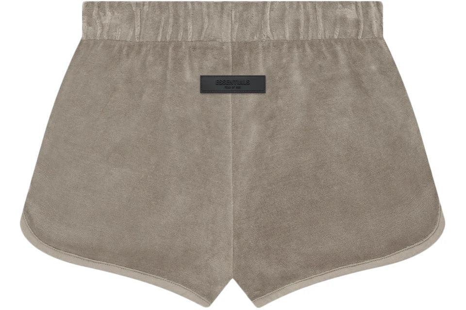 Fear of God Essentials Women's Velour Beach Short Desert Taupe - Supra Sneakers