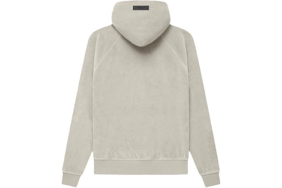 Fear of God Essentials Women's Velour Hoodie Smoke (W) - Supra Sneakers