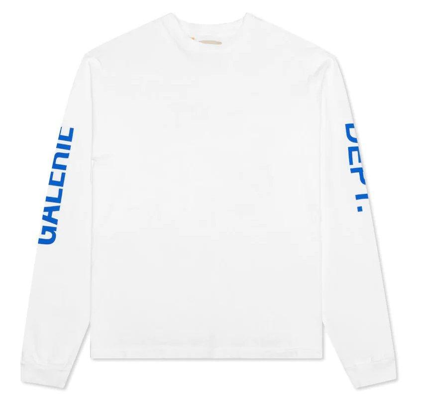 Gallery Dept. French Collector L/S Tee White Blue - Supra Sneakers