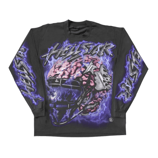 Hellstar Brain Helmet Long Sleeve Tee - Supra Sneakers