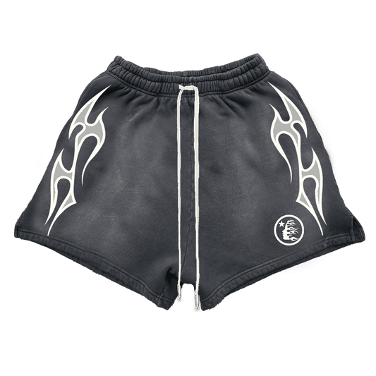 Hellstar Flame Shorts Black - Supra Sneakers