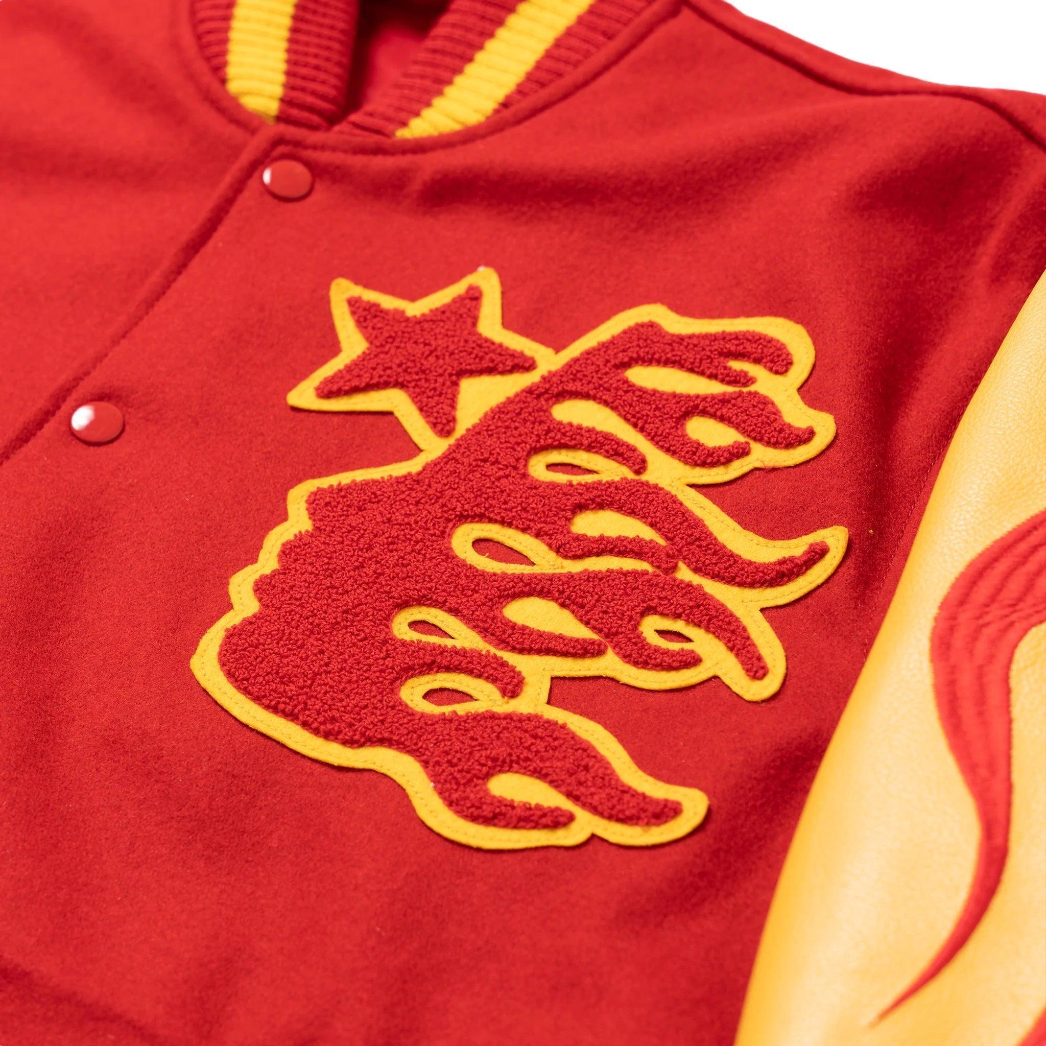 Hellstar Records Werewolf Letterman Jacket - Supra Sneakers