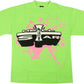 Hellstar Son of G-D T-shirt Neon Green - Supra Sneakers