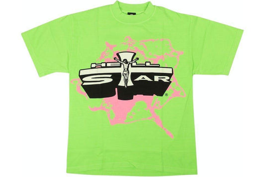 Hellstar Son of G-D T-shirt Neon Green - Supra Sneakers