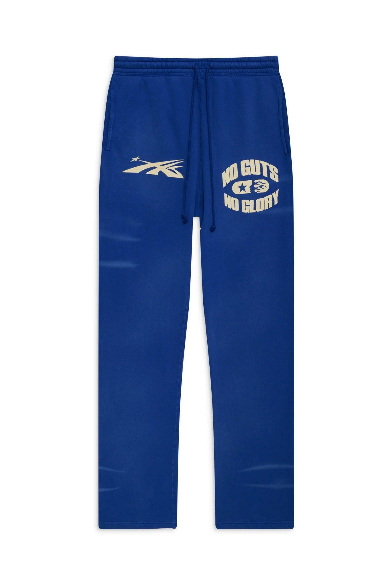 Hellstar Sports No Guts No Glory! Sweatpants (Blue) - Supra Sneakers