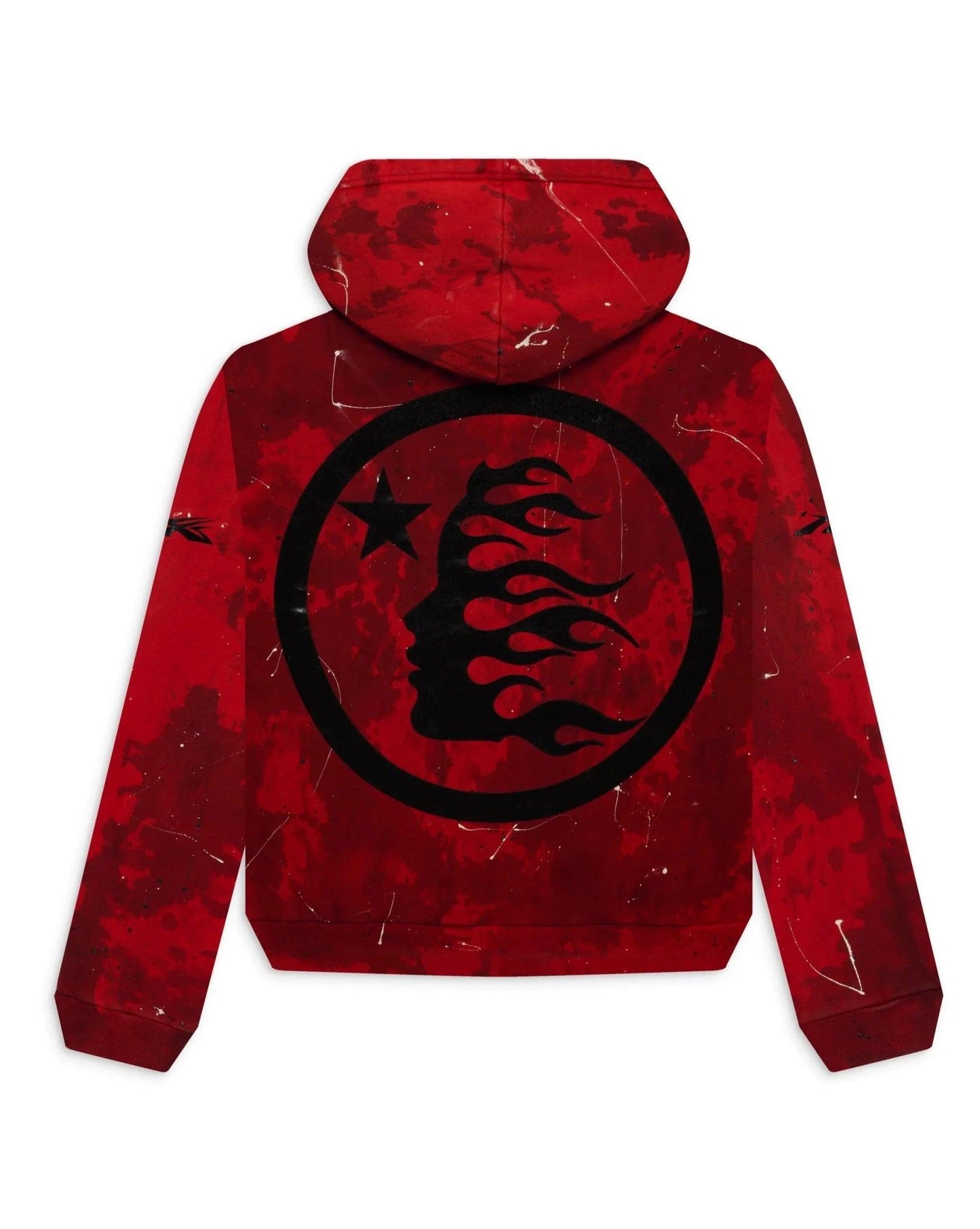 Hellstar Sports Red Tye-Dye Skull Hoodie - Supra Sneakers