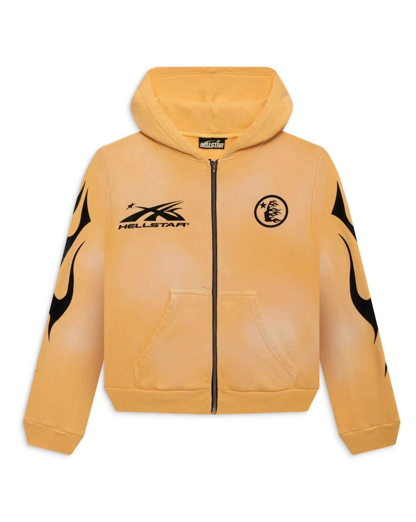 Hellstar Sports Zip-Up Hoodie (Yellow) - Supra Sneakers